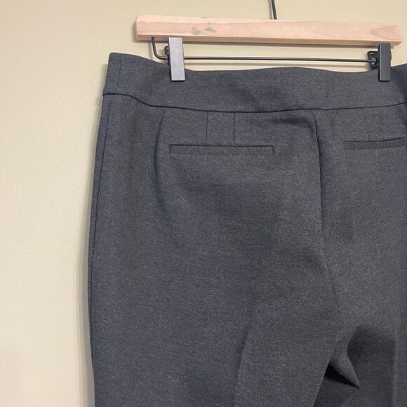 Talbots Womens Grey Pleated Rayon Blend Dress Pants Petite 12 - Picture 7 of 10